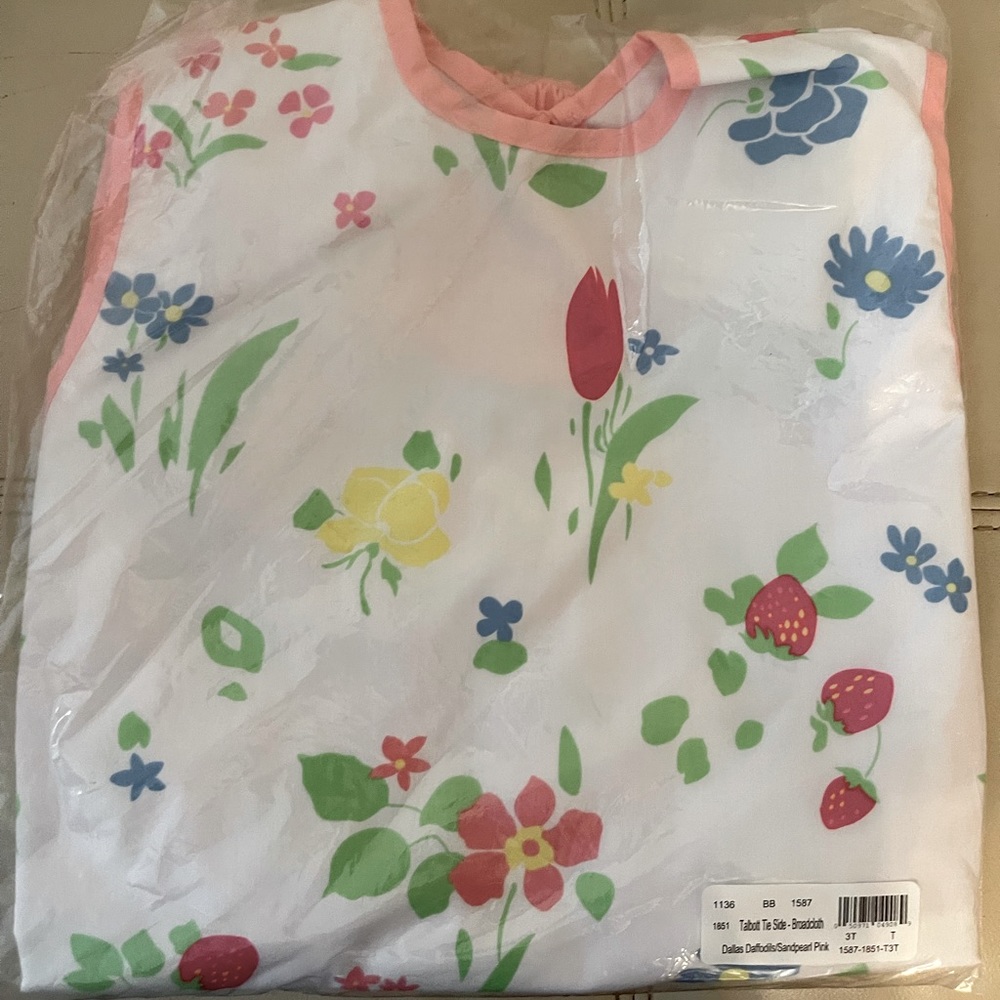 The Beaufort Bonnet Company Talbott Side Tie Dallas Daffodils 3T 🍓🌼🌷